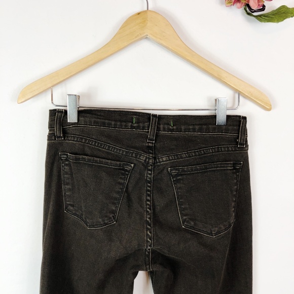 [J BRAND] Skinny Leg Denim Jeans Noir Brown - Picture 6 of 8